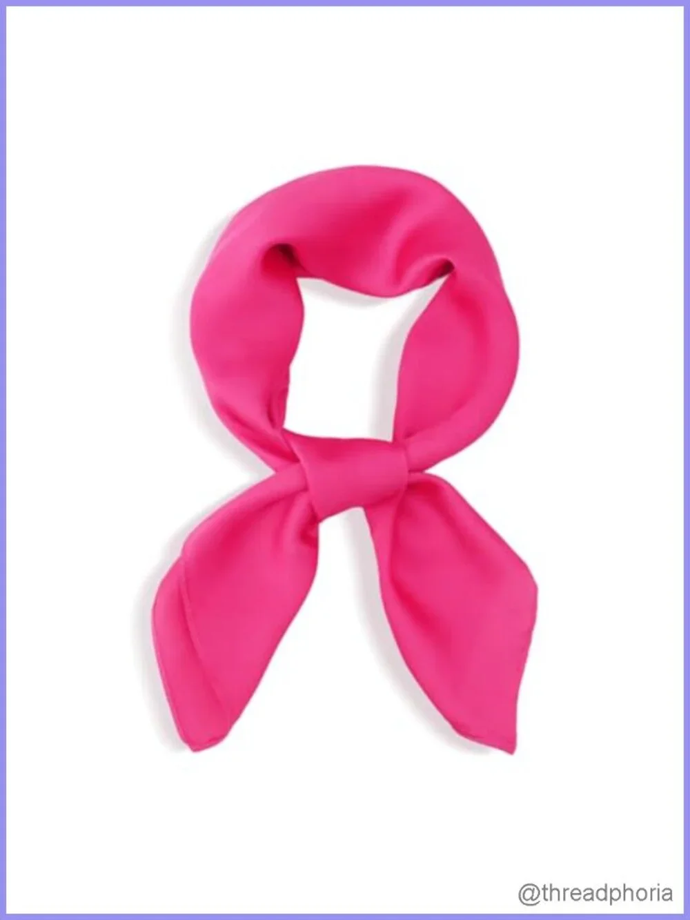 Satin Silk Feeling Square Scarf 27.5in Hair Head Neck Handbag Accessory